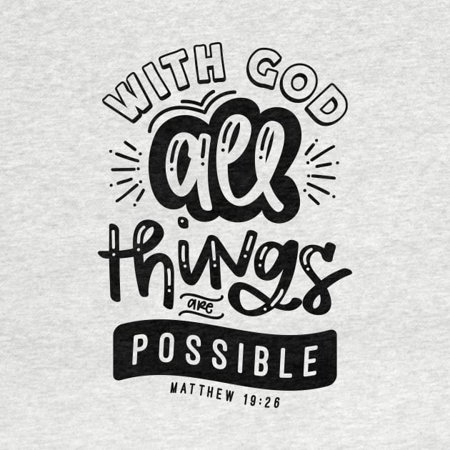 With God All Things Are Possible by CatsCrew